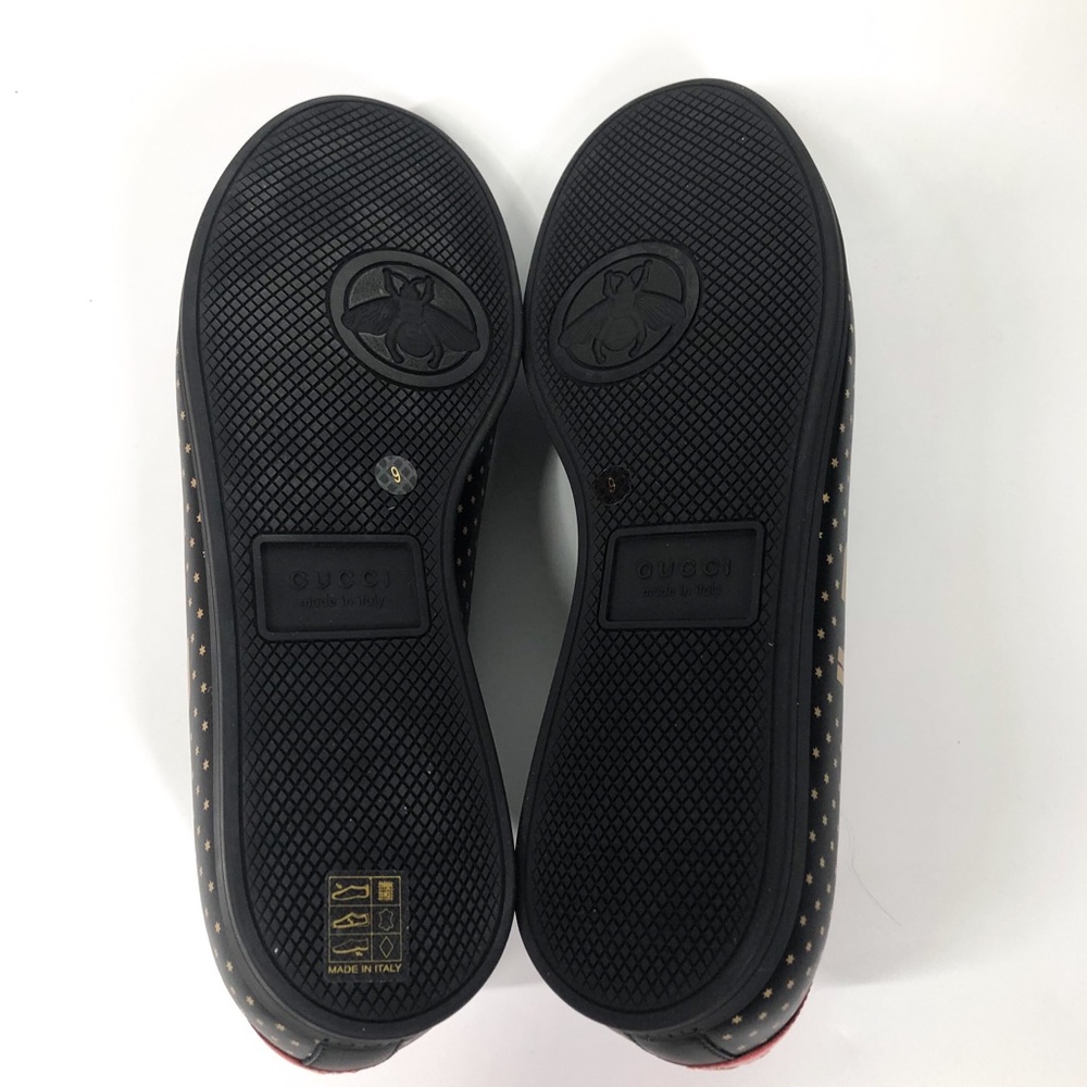 GUCCI Guccy Mens Black Falacer Sneaker Size 10 - Picture 6 of 8
